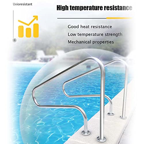 Rampe de piscine en acier inoxydable au design architectural durable