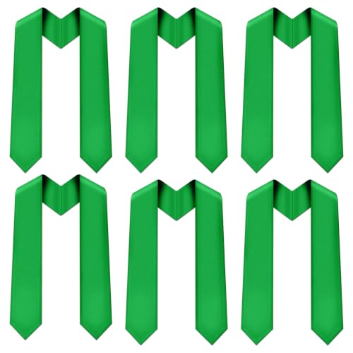 Image of Plain Graduation Stole Sash 60 Inch Unisex Adults Solid