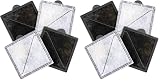 PetSafe Ion-X Cat and Dog Fountain Filters, 8-Pack, Dual Filtration for Cleaner and Fresher Water, Replacement Water Fountain Filter for PetSafe Outlast Pumpless Pet and Viva Pet Fountains