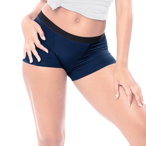 Image of Sexy Basics Women's Boy Short Trunks | Cotton-Stretch Boxers | Multi Packs