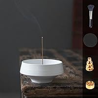 Amazon｜Nannlia 直径13cm お香立て おしゃれ 陶器製 香炉 線香立て