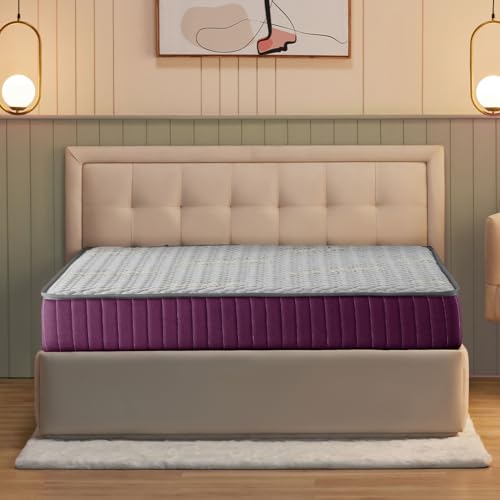 Image of Wakefit Ortho ActiveCool Twin Size Mattress, Gel Memory Foam Mattress for Cool Sleep & Pressure Relief, Medium Firm Mattresses Mattress-in-a-Box /Pressure Relieving (75x39x10)