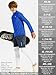 DEVOROPA Youth Boys Compression Thermal Shirts Long Sleeve Undershirt Fleece Baselayer Mock Top Brown L