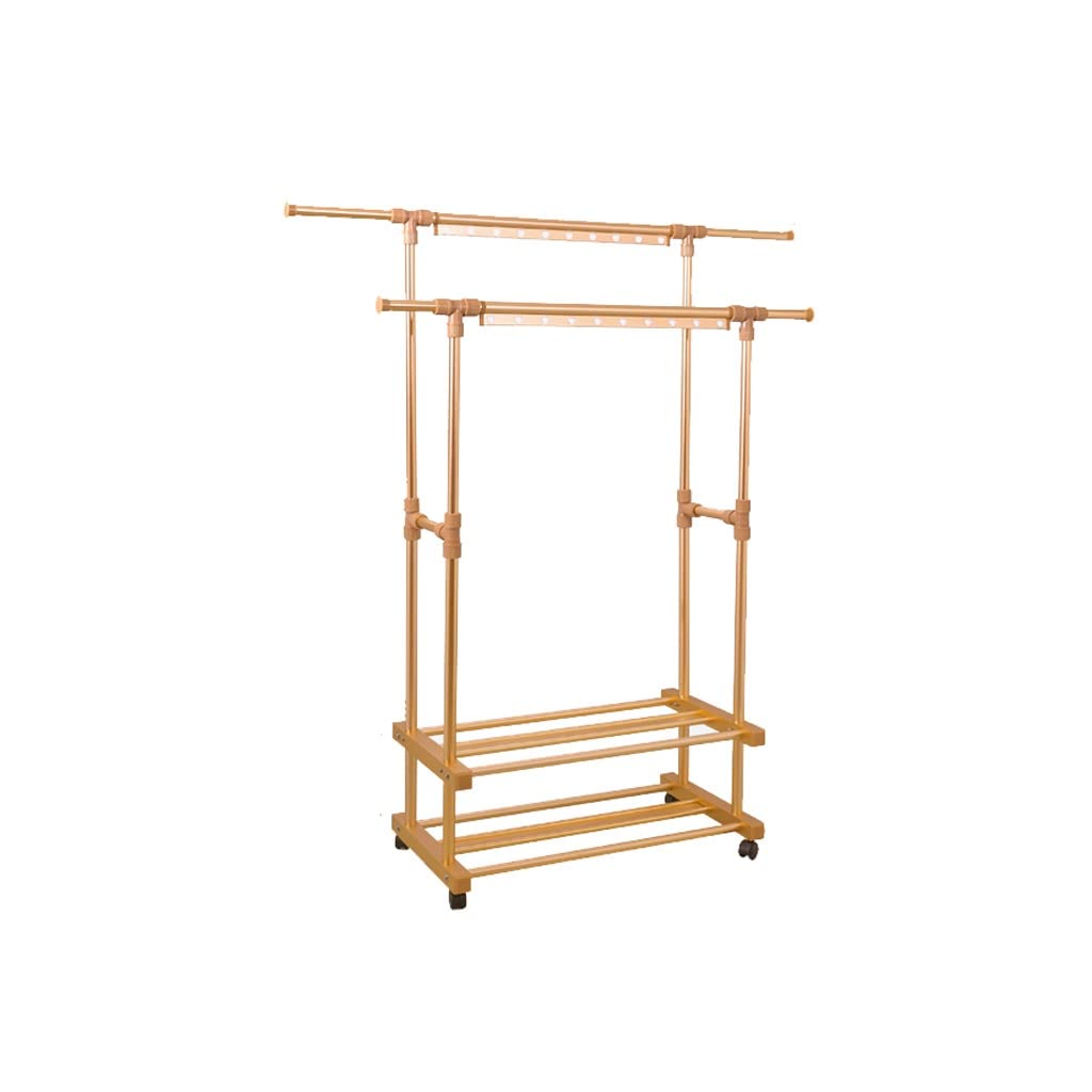 Portant à vêtements pour balcon et chambre, séchoir or mobile