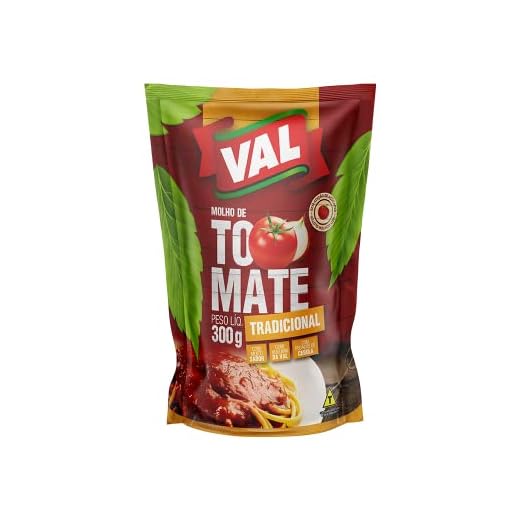 Molho de Tomate Tradicional Val Sachê 300g