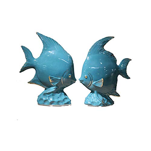 Sculpture poisson Feng Shui haut de gamme pour décoration de maison raffinée