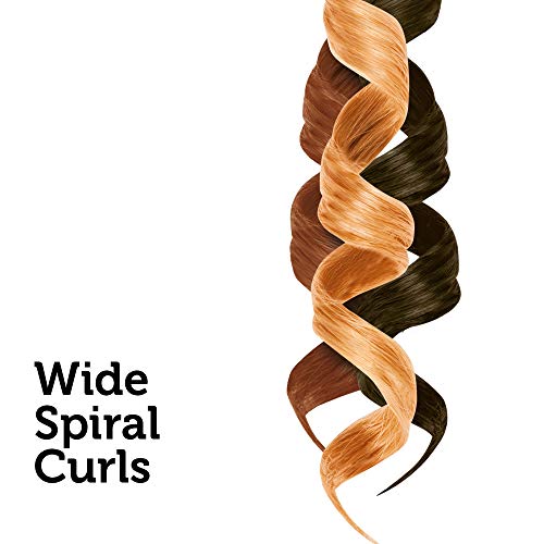 40 Spiral Heatless Hair Curlers By Curlformers - Spiral Curls Classic Styling Kit For Extra Long Hair Up To 22" - 40 No Heat Curlers & 2 Styling Hooks - Healthy & Damage Free #TOP7