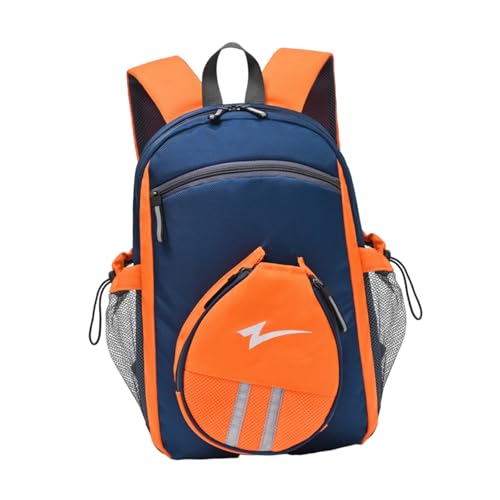 Generic Mochila de tênis de mesa, bolsa de transporte para raquete, equipamento de treinamento, mochila profissional prática para tênis, para atletas adultos, Azul