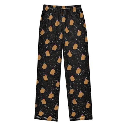 senya Pajama Pants Sleep Pants Capybara Hat for Age 6-142