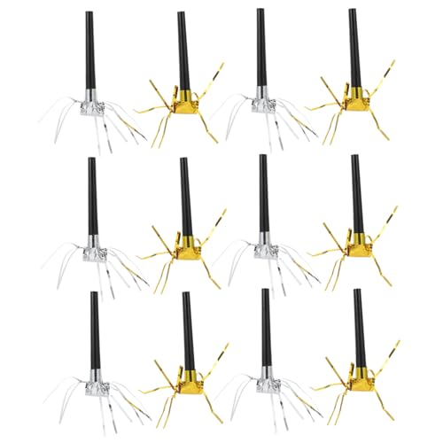 POPETPOP 40 Piezas Silbato De Borla Para Fiesta De Matracas Flecos Artículos De Fiesta Generador De Ruido