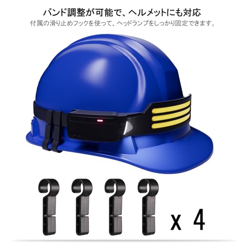 LUTW ヘッドライト 充電式 LED ヘッドランプ センサー付き COB&P8光源 JD-H302 の商品画像 8