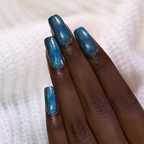 Image of ILNP Emma - Bold Sapphire Ultra Holo Nail Polish