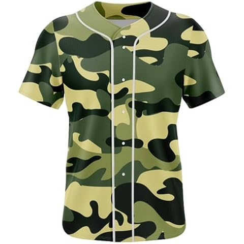 Women's 90s Camouflage Baseball Jersey Cover