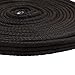 Dura-Tech Swivel Snap Cotton Lunge Line | Color Black | Superior Stable Companion | Ensures Tangle-Free Lunge Sessions | Soft Yet Durable Cotton Material