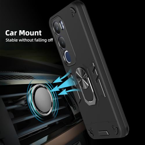 Image of NDCOM for Vivo Y29 Back Cover | Vivo Y29 5G Mobile Phone Cover | Protective Vivo Y29 5G Back Cover | Ring Holder Case