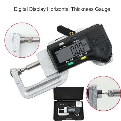 Calibrador digital de espesor de acero inoxidable miniatura 4