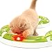 Catit Senses 2.0 Fireball Interactive Cat Toy - Paw-Activated LED Circuit Ball, Ideal for All Breed Sizes