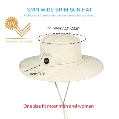 Sombrero de pesca para hombre con protección UV miniatura 5