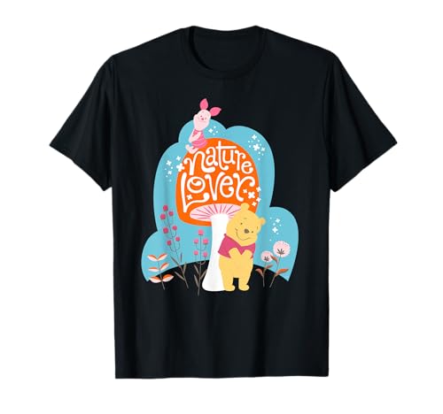 T-shirt Winnie the Pooh and Piglet Nature Lover Disney vert