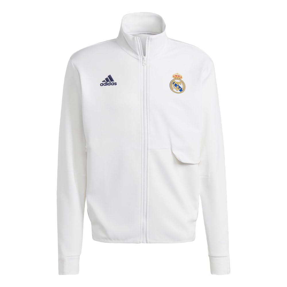 adidas Unisex Real Madrid Anthem Jacket - Soccer, Track Tops