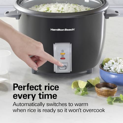 Hamilton Beach Rice Cooker & Food Steamer, 30 Cups Cooked, 15 Cups Uncooked by Hamilton Beach - Used condition - Image 4