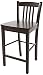 Slat Back Counter Height Stool - Set of 2