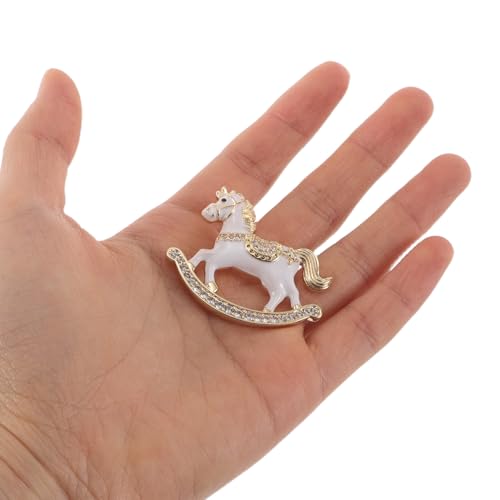 Broche de caballo pequeño decorativo para no dañar ropa delicada 4