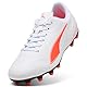 PUMA Herren Vitoria Ii Fg/Ag Fussballschuh, Weiß, leuchtendes Rot, 45 EU