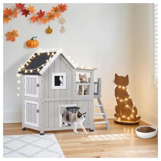 Weatherproof Outdoor Cat Shelter for Cats