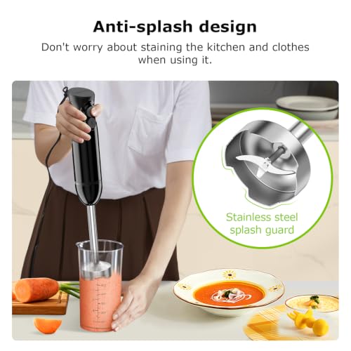 Bonsenkitchen Immersion Hand Blender, Smoothie, Puree, Baby Food - image 5