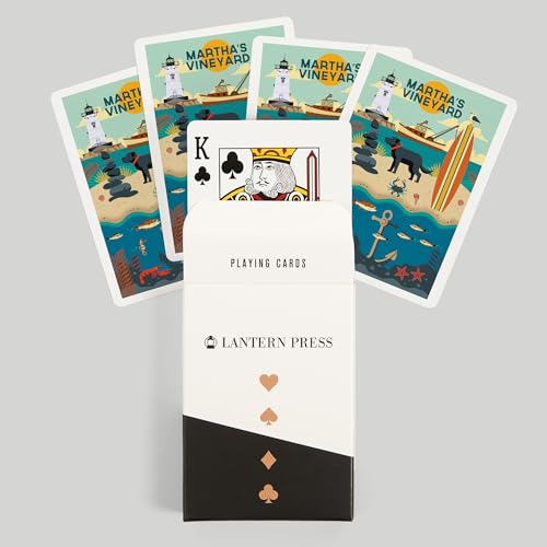 Lantern Press Naipes Martha's Vineyard 52 Cartas Póker miniatura 6