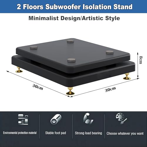 Support d'isolation caisson de basses pour une clarté audio supérieure