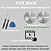 Key Fob Battery Replacement for BMW 2,3,5,6,7 Series,X3,X4 etc.(2009-2018) 320i 320xi 328i 328xi 335i 335is 335xi F22 F45 F46 528i 528xi 535i 535xi 550i 550xi F32 (Check Fitment Guide) 2Packs CR2450