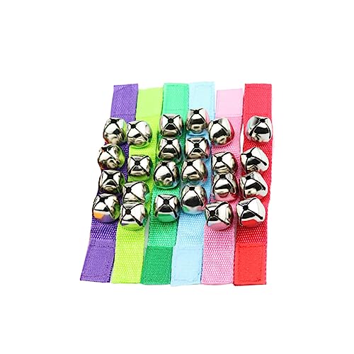 VANZACK 6pcs Wrist Bell Rattles Musical Rhythm for Engaging Kindergarten Dance Instruments Fun Educational Props for School Activities