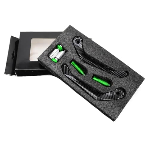 Garde protecteur de levier moto WEFOLCC vert anti-choc pour guidon de H2 et H2R 2015-2023