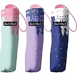 Sheil&Sheil(シェル&シェル) レディース かわいい ワンダーキャッスル 3本セット 親骨逆さ折仕様 50cm 折りたたみ傘