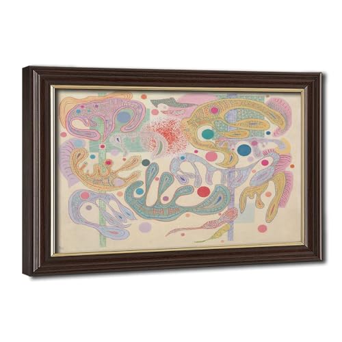 Kandinsky Capricious Forms décoration murale élégante pour bureau moderne