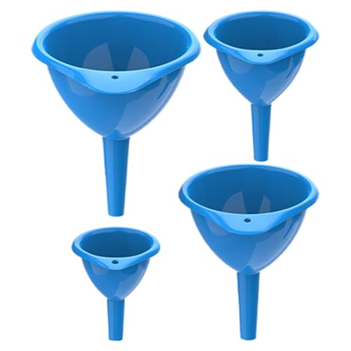 Shaersu Set di imbuto da cucina, di canna per l'uso della cucina | Kit a imbuto a prova di calore per riempire le bottiglie,Strumento da cucina multiuso per trasferimento di liquidi, polvere, oli,