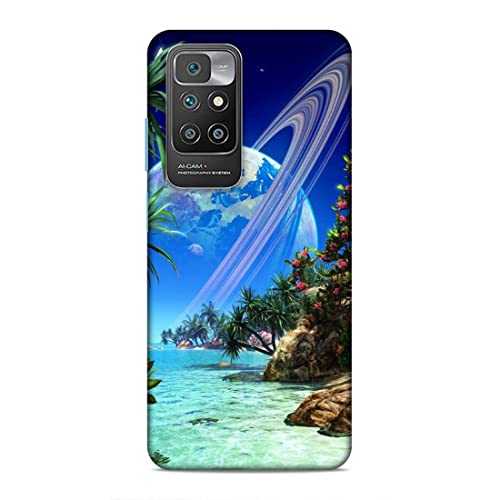 Image of Printed Mobile Back Hard Case Cover for Xiaomi Redmi 10 Prime | Beautiful Nature, Jupiter Planet A-2184