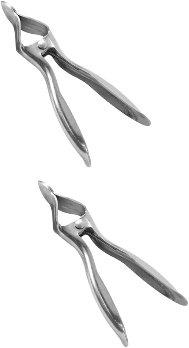 INOOMP 2pcs Stainless Steel Opener Tool Lightweight Fruit Opening Utensil Rustproof Kitchen Separator for Easy Peeling and Opener for Home Use Efficient Fruit Opening