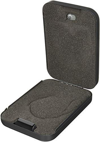 SnapSafe (2 Pack) Keyed Alike Lock Boxes, Large 75201, Portable Steel Handgun Safe & Case, Measures 9.5” x 6.5” x 1.75”, TSA & CA DOJ Approved