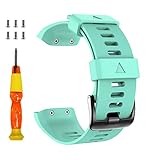 ANCOOL Compatible with Forerunner 35 Bands Soft Silicone Watch Band Sport Strap Replacement for Forerunner 35 Smartwatch (Mint)