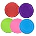 WOONEKY 5pcs Puppy Chewing Toy Dog Training Flying Disc Interactive Dog Toy Outdoor Fly Disc