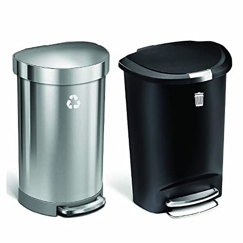 Vinyl Friend Recycle And Trash Sticker Logo Style 2 Symbol To Organize Trash Cans Or Garbage Containers And Walls - 5 Sizes 12 Colors Sticker (Xsmall - Reversed - White) #TOP4