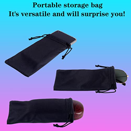 Image of ADBGV 3Pcs Unisex Hard Shell Eyeglasses Cases, Protective Case For Glasses,Sunglasses Case with Cleaning Cloth