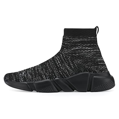 Image of Casbeam Men's Running Knit Comfortable Lightweight Breathable Casual Sports Shoes Fashion Sneakers Slip-On Walking Shoes