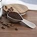 COLETTI Coffee Scoop Pack of 2 - Tablespoon Scoop - Stainless Steel Short Handle For Measuring Ground Coffee, Sugar and Baking (1 and 2 TBSP)