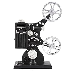 Music Box Movie Room Decor Movie Film Projector Model Home Theater Accessories for Model Desktop Crafts Home Decoration