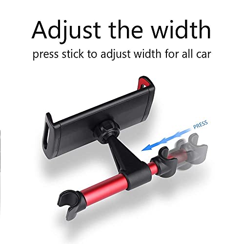 Image of Shahn Car Rear Seat Headrest Mobile Phone Mount & Tablet Holder Mobile Phones and Tablets 4 inch to 11 inch inch Diagonal Screen Size Headrest Mount Tablet / Mobile Holder.