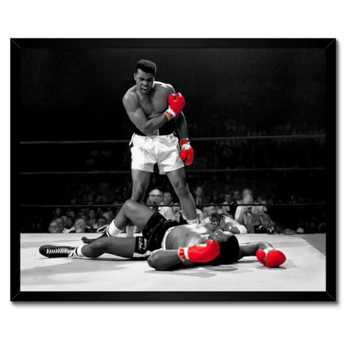 Poster boxe cadre blanc déco murale pour habiller mur vide 50x40